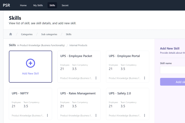 Personal Skill Rating (In Progress)